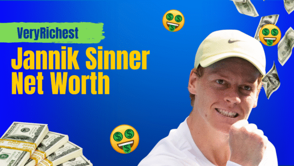 "Jannik Sinner net worth 2025 tennis star profile photo"