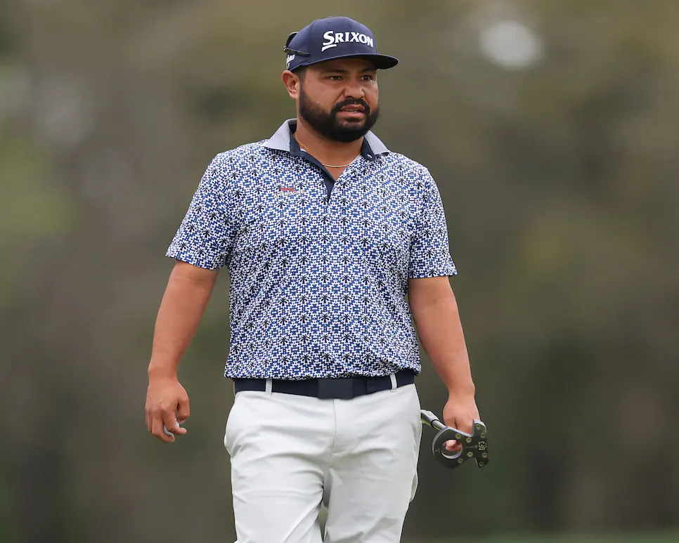 JJ Spaun Net Worth – PGA Tour player with sponsorship logos