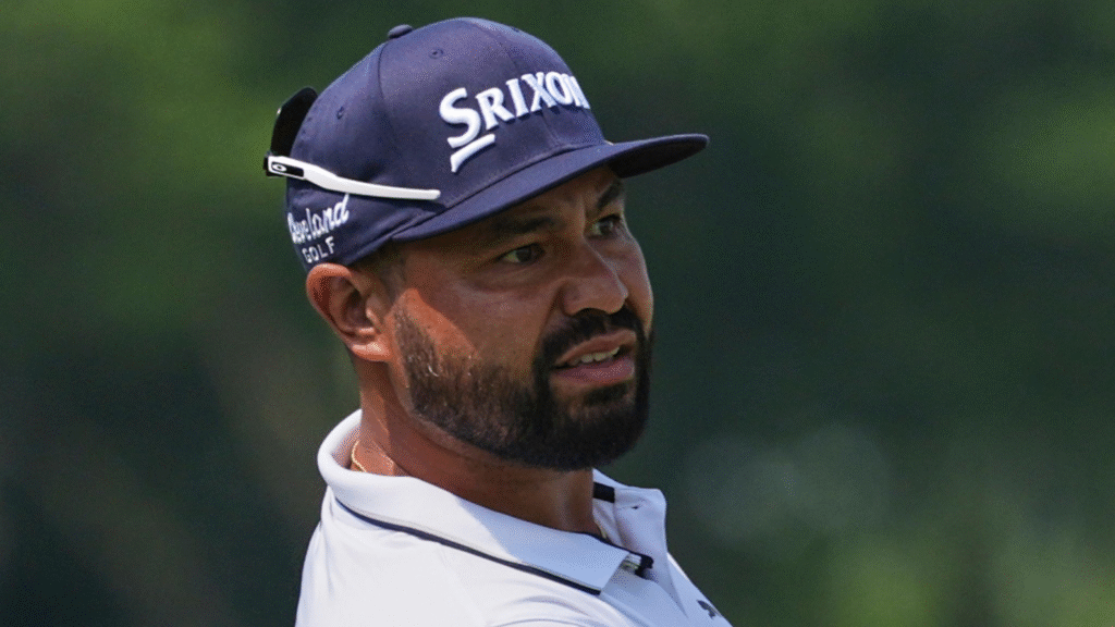 JJ Spaun Net Worth 2025 – professional golfer in action on course